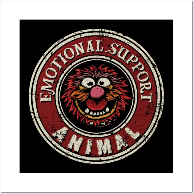 Emotional Support Animal Wall Art by kg07_shirts